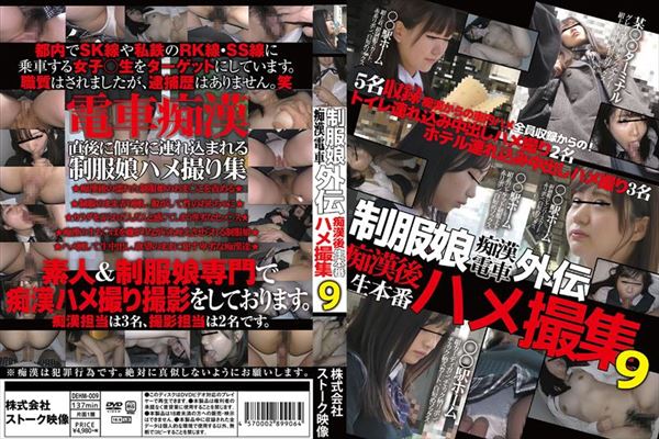 制服娘痴漢電車外伝 痴漢後生本番ハメ撮集9