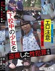 下校中の少女を盗撮した性犯罪映像